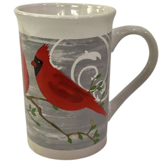 Royal Norfolk Red Cardinal Mug Ceramic Coffee Cup - Picture 1 of 7